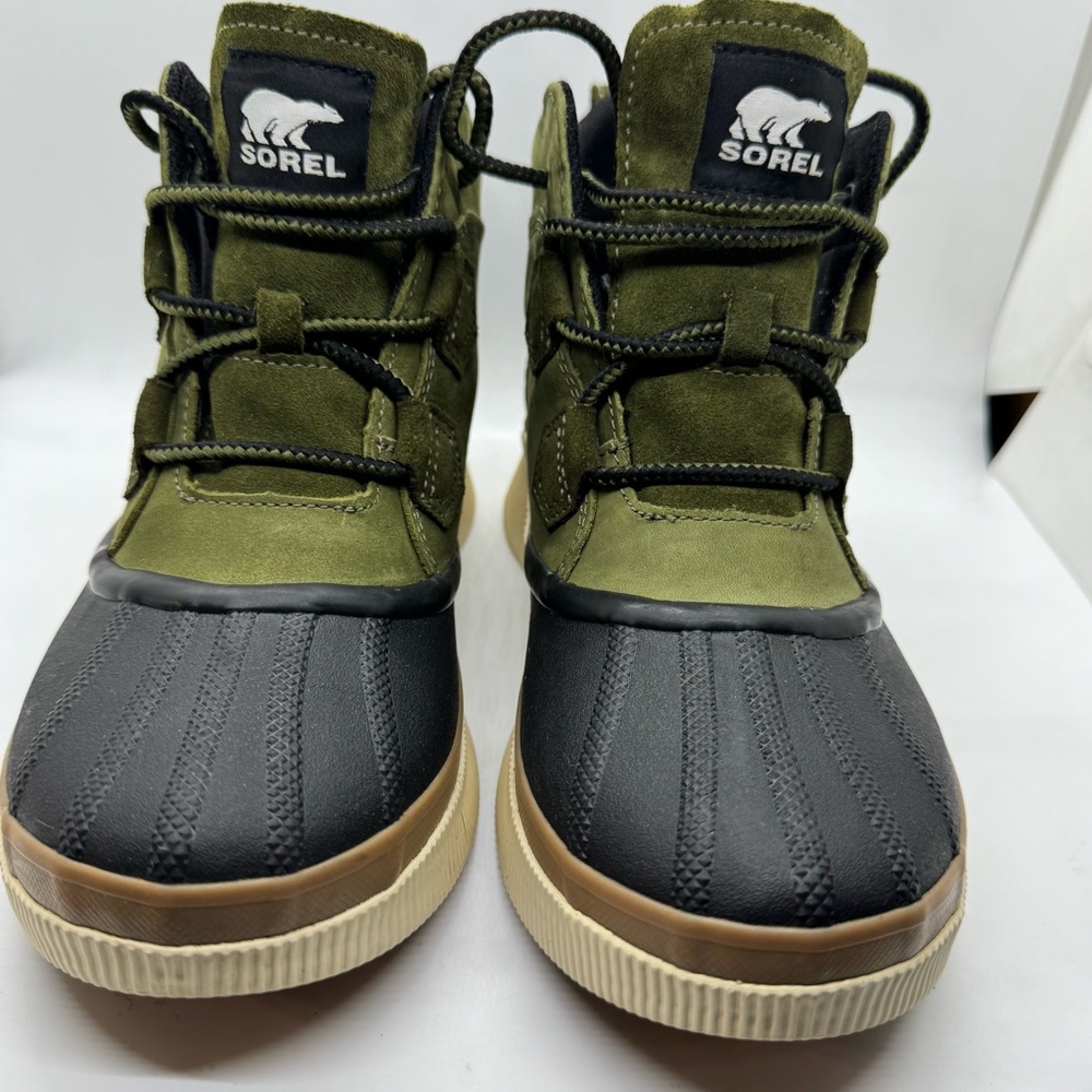 Sorel Women's Out N About IV Classic Waterproof Boots Utility Green, Black - Picture 5 of 14